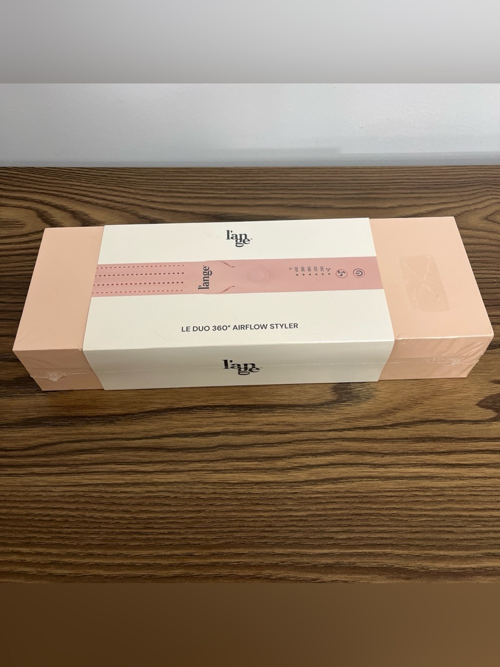 L'ange LE DUO 360° Airflow Styler Blush #2367 New Sealed Box